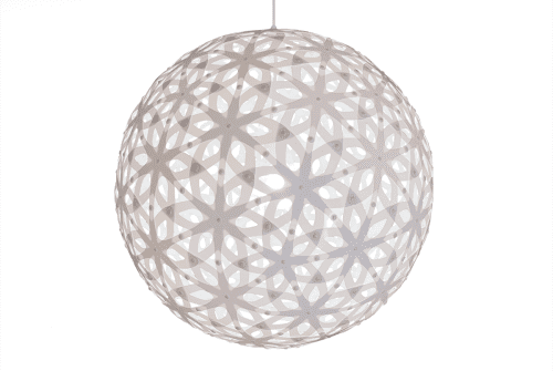 Lattice Light Ball White 80 | Chandeliers by ADAMLAMP. Item made of synthetic works with modern style