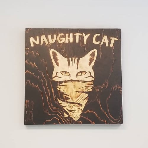 Naughty Cat Torch Painting by Hollie Berry at Naughty Cat Cafe