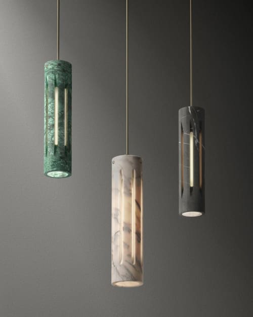 Aura marble pendant | Pendants by ETAMORPH. Item made of marble