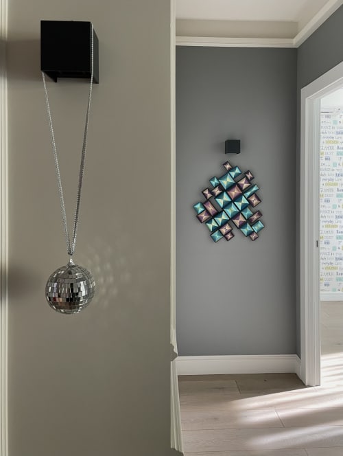 Topazes | Wall Sculpture in Wall Hangings by Marina Astakhova. Item made of wood & synthetic