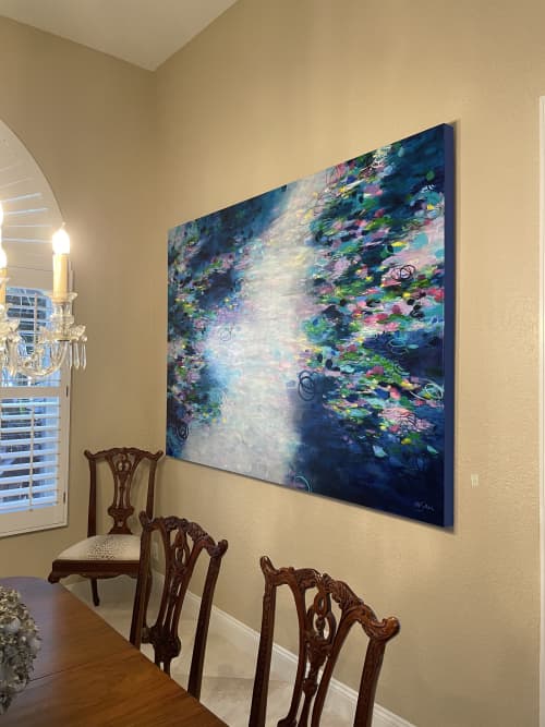 Paradise Rising | Oil And Acrylic Painting in Paintings by Paulette Insall