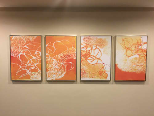 Roger's Day Series | Oil And Acrylic Painting in Paintings by Casey Blanchard. Item composed of synthetic