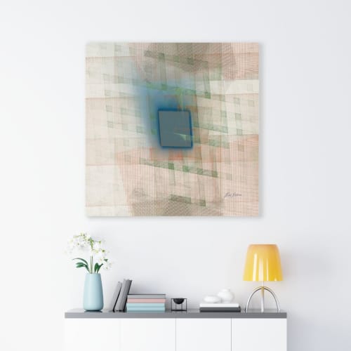 ArtDeco 35768 | Oil And Acrylic Painting in Paintings by Rica Belna. Item composed of canvas and synthetic in minimalism or art deco style