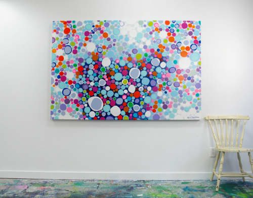 Soda Pop | Oil And Acrylic Painting in Paintings by Claire Desjardins. Item composed of canvas and synthetic
