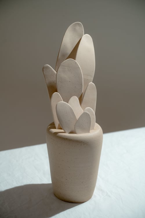 Blooming dome | Vase in Vases & Vessels by ZHENI. Item composed of stoneware