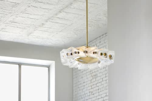 Polaris Chandelier | Chandeliers by Bianco Light + Space | The Future Perfect in New York. Item composed of brass & glass compatible with modern style