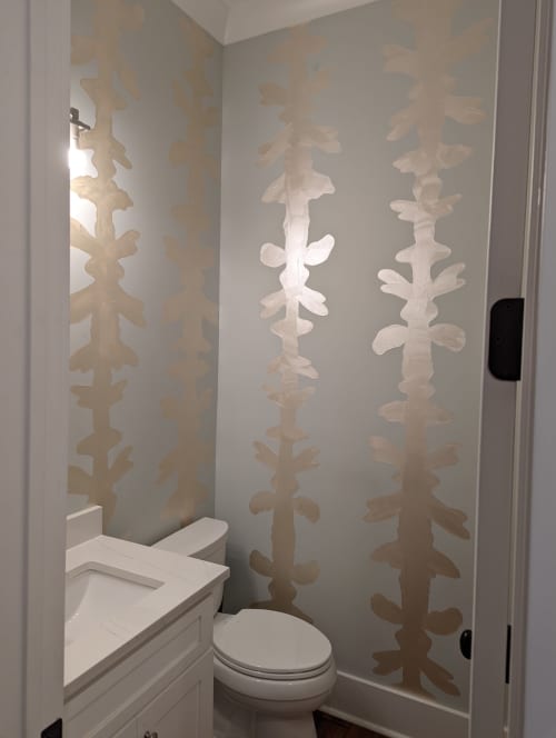 Residential Powder Room by Christine Crawford Christine.C.Creates