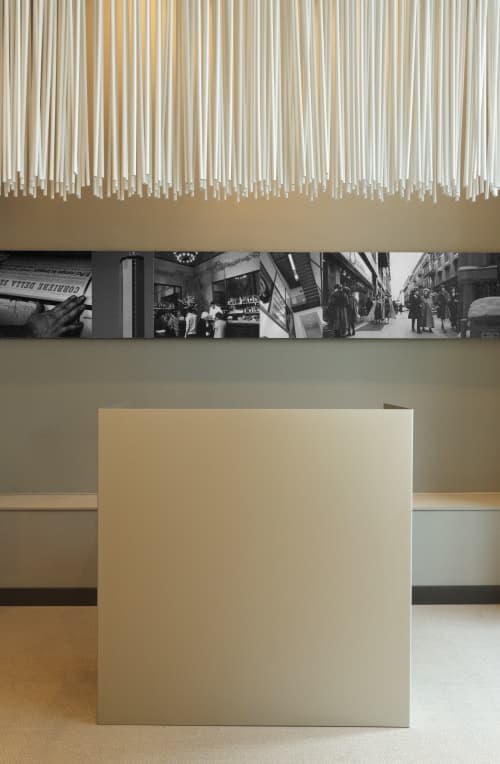 Cafè skyb- NYC | Interior Design by Federico Delrosso Architects. Item made of synthetic