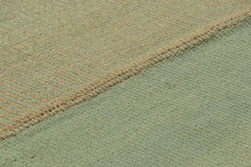 Rug & Kilim’s Contemporary Square Kilim with Textural Beige | Area Rug in Rugs by Rug and Kilim