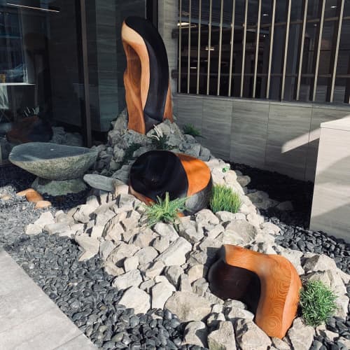ZEPHER | Sculptures by In Element Designs. Item made of wood
