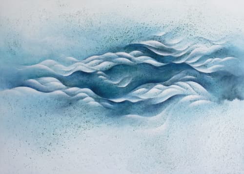 Played beautifully | Oil And Acrylic Painting in Paintings by Francesca Borgo. Item composed of synthetic compatible with minimalism and contemporary style