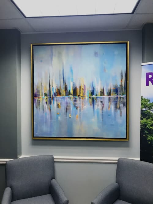 Rusenko CPA | Mixed Media by Victoria Jackson | Atlanta in Atlanta. Item made of canvas