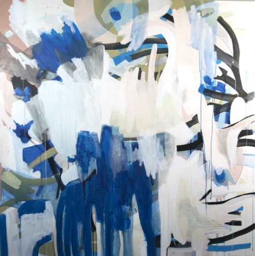 Mask and Flippers | Oil And Acrylic Painting in Paintings by Cat Huss | Drury University in Springfield. Item composed of canvas