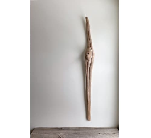 How the Light Gets In, 2024 | Sculptures by C. Roben Driftwoodwork. Item composed of wood in boho or minimalism style