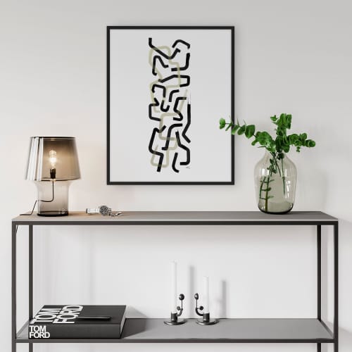 An Evening Jaunt Art Print | Prints by Michael Grace & Co.. Item composed of paper compatible with modern style