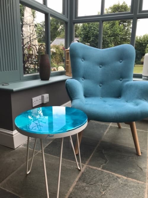 Ocean Deep | Coffee Table in Tables by Art By Skevi. Item made of wood & metal