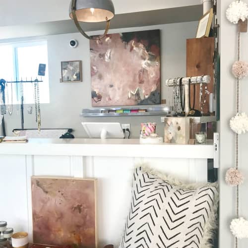 Love You Madly | Oil And Acrylic Painting in Paintings by Jennifer McHugh. Item composed of canvas