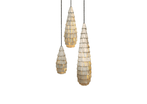 Forest Pendant | Pendants by The Handmade Story. Item made of steel with ceramic works with boho & contemporary style