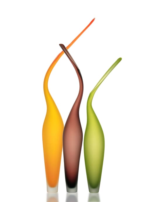 Lima Vase | Sculptures by The Goodman Studio. Item composed of glass