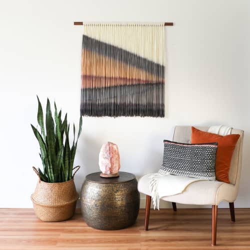 CAdele- Custom BOHO Wall Hanging | Macrame Wall Hanging in Wall Hangings by Inspire By Kelsey (Kelsey Cerdas Art) | Private Residence - Santa Cruz, CA in Santa Cruz. Item made of wood with fiber works with boho & contemporary style
