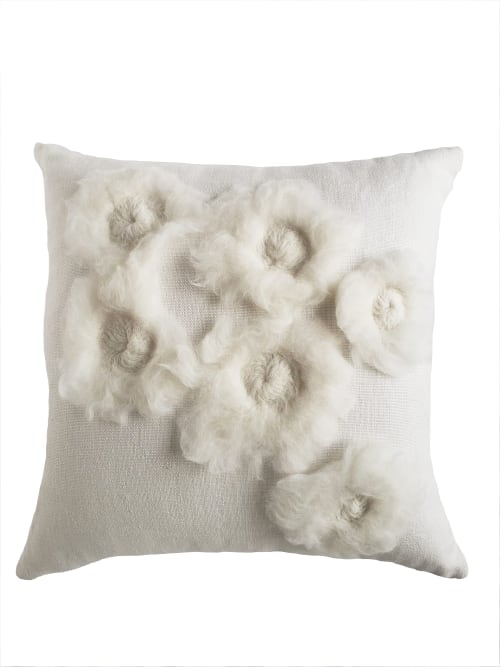 Poppies | Pillow in Pillows by Le Studio Anthost. Item composed of fiber