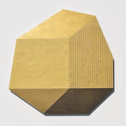 Safekeeping (gold) 1 | Wall Sculpture in Wall Hangings by Susan Laughton Artist. Item made of wood