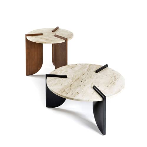 JEAN Side Table | Tables by PAULO ANTUNES FURNITURE. Item made of oak wood & marble