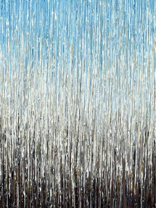 Emergence I | Oil And Acrylic Painting in Paintings by DANIELA PASQUALINI. Item composed of synthetic