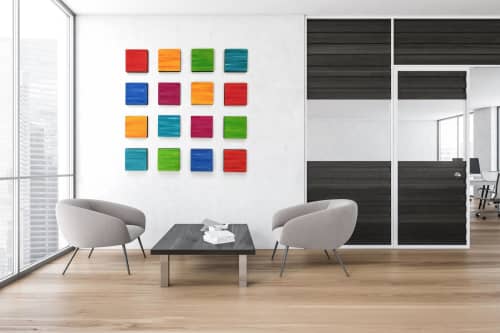 Large Wall Art, Wall Sculpture, Installation, by Paula Gibbs | Wall Hangings by Paula Gibbs. Item composed of wood