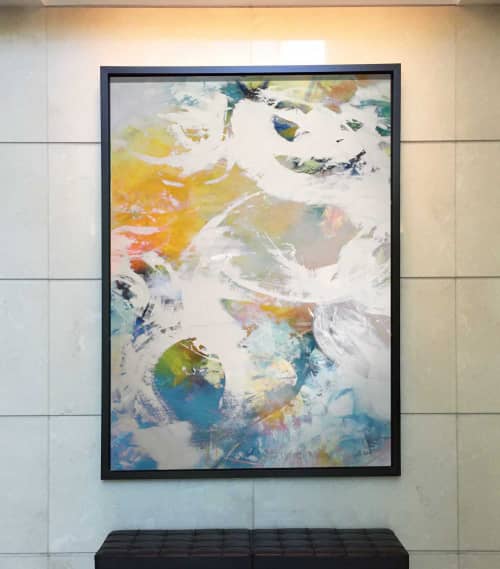 Coastal Living | Oil And Acrylic Painting in Paintings by Lynette Melnyk. Item made of canvas