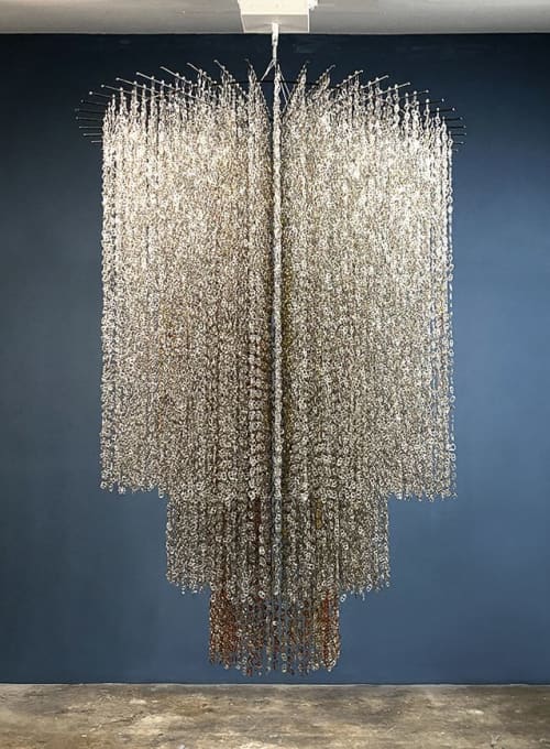 Manifestation I | Sculptures by Virginia Fleck. Item made of metal