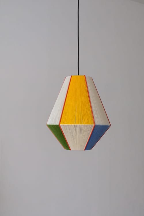 Summer Vibe | Pendants by WeraJane Design. Item composed of cotton and steel in boho or country & farmhouse style