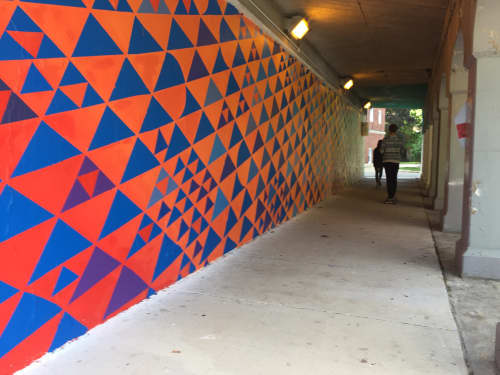 Triangle is the Strongest Shape | Street Murals by Cole Pierce