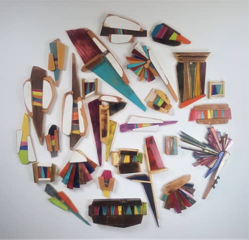 DYSFUNCTIONAL FAMILY | Wall Sculpture in Wall Hangings by JOSE ANTONIO ARVELO. Item made of wood