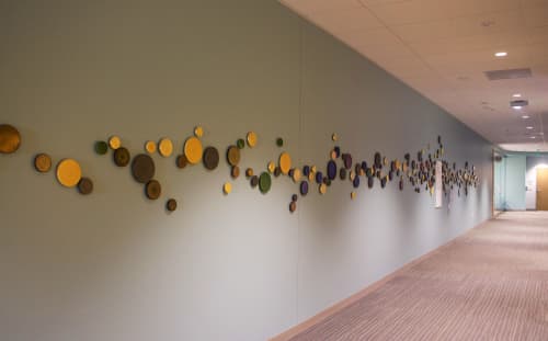 Canzonetta | Wall Sculpture in Wall Hangings by James Aarons | Kaiser Permanente in Redwood City. Item made of ceramic