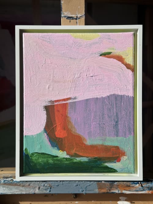 Little and often- Dream Life painting collection | Oil And Acrylic Painting in Paintings by Lizzie DiSilvestro. Item composed of cotton and paper in boho or contemporary style