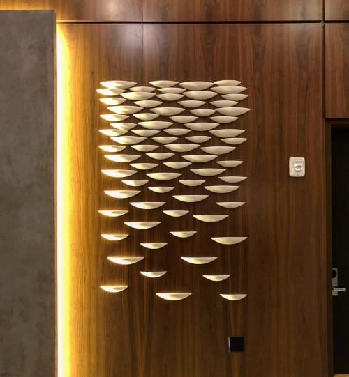 The Clouds | Sculptures by Tabbatha Henry Designs | Louisville Marriott Downtown in Louisville. Item composed of ceramic