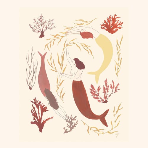 3 Muses | Prints by Elana Gabrielle. Item made of paper