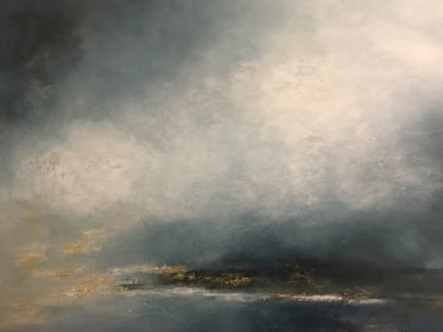 Limitless | Oil And Acrylic Painting in Paintings by Hoai Not Art. Item made of canvas with synthetic