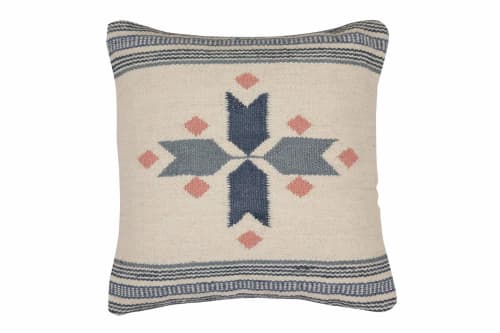 Star Cross Accent Cushion, Multi | Pillows by Casa Amarosa. Item composed of fiber