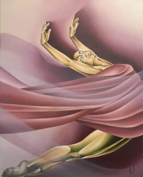 "RARA AVIS", Original Oil on Canvas | Oil And Acrylic Painting in Paintings by Noel Suarez. Item made of canvas & synthetic