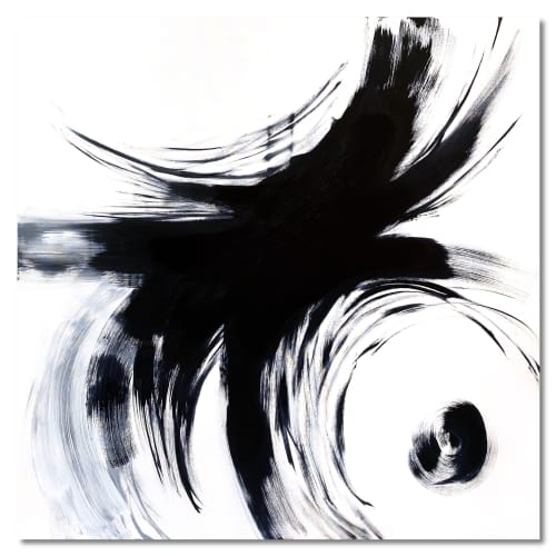 In the silence | Oil And Acrylic Painting in Paintings by Cristina Dalla Valentina. Item made of canvas