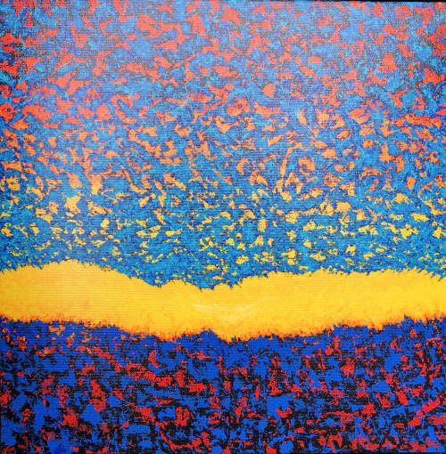 The Battle of Light Over Dark II | Oil And Acrylic Painting in Paintings by Reade C Gloeckner Fine Art. Item composed of canvas and synthetic