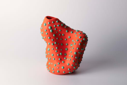 endless summer | sculptural vessel | Vase in Vases & Vessels by Ashley Perez. Item composed of ceramic in contemporary or eclectic & maximalism style
