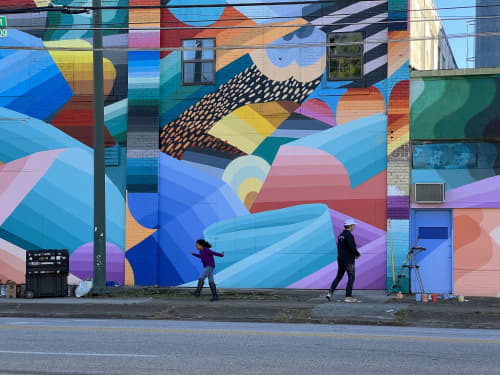 Main & Highland Park - Community Mural - Chattanooga, TN | Street Murals by Nathan Brown
