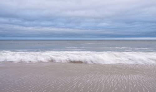 Cape May Beach | Photography by Judy Reinford. Item composed of paper