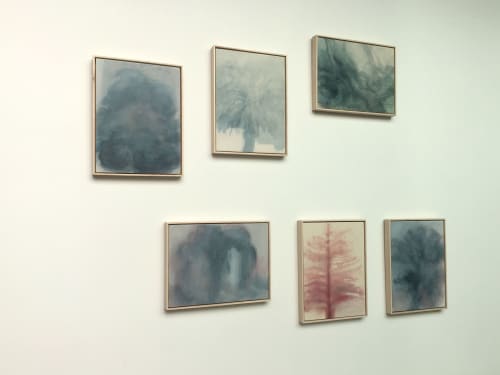 SMITH solo show titled Trail 2017 | Oil And Acrylic Painting in Paintings by Gabrielle Raaff | Lakeside Centre in Cape Town. Item composed of cotton & synthetic