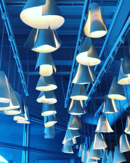 Cloud Lights | Pendants by Dowd House Studios | Picnic in Jackson. Item made of ceramic