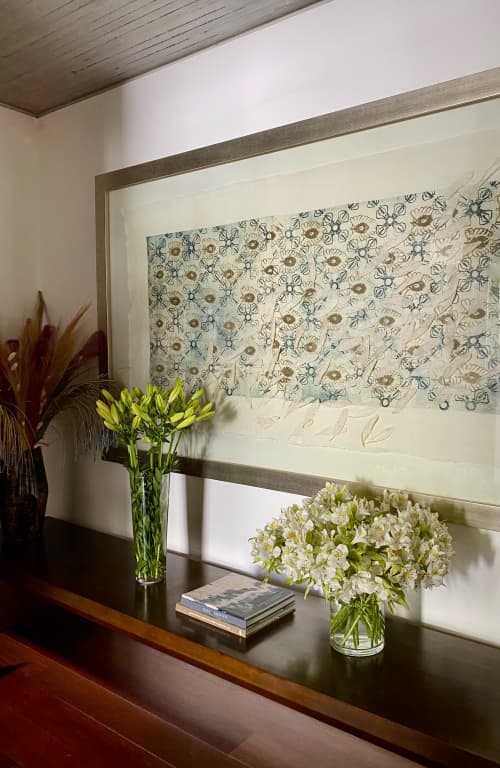 Filigree | Prints by Vero González. Item made of linen with paper