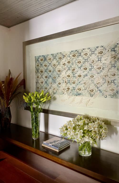 Filigree | Prints by Vero Gonzalez Ugarte. Item made of linen with paper